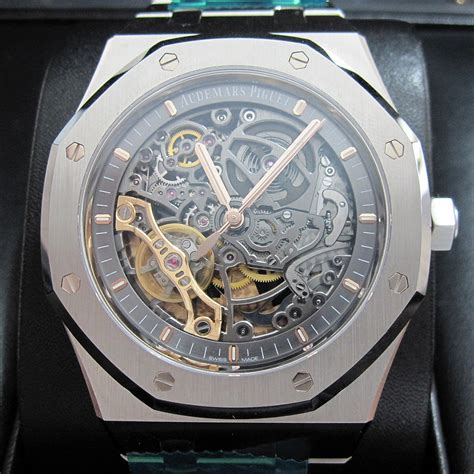 Audemars Piguet Royal Oak Slate Grey Skeleton Dial Automatic  .